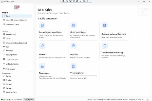 Alle Funktionen des DLH Stick im Ueberblick